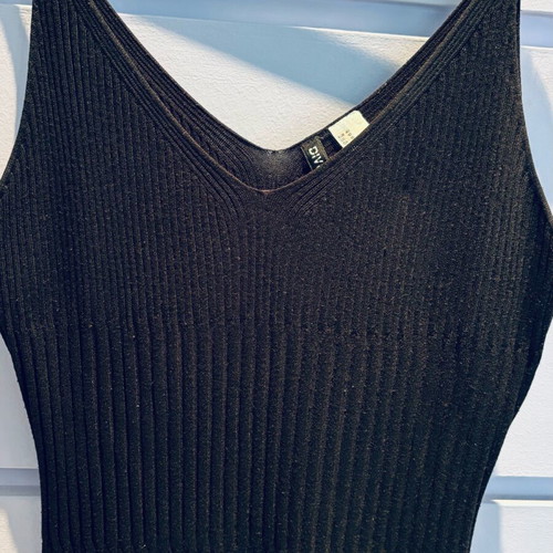 Midi knitted dress H&M like new, black, size M
