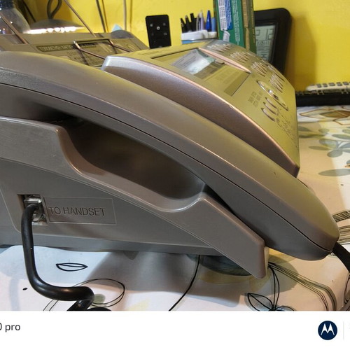 Panasonic fax KX-FP205 used with closed ink