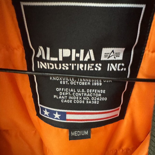 Alpha Industries jacket new, medium size