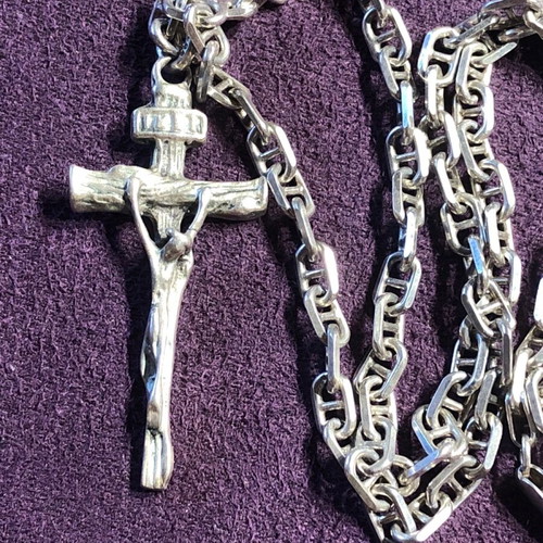 Silver Cross with 925 Silver Chain