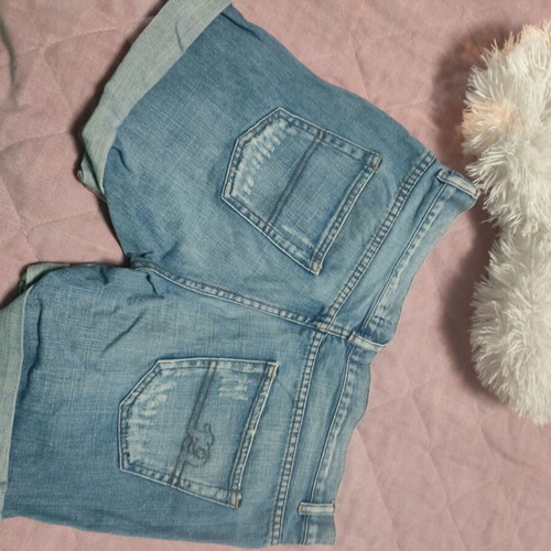 Denim shorts like new, size S, blue