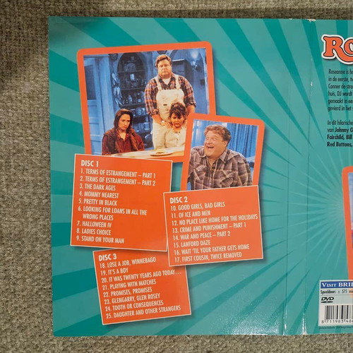 Roseanne Season 5 Netherlands edition DVD used without Greek subtitles