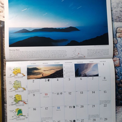 Alaska Weather Calendar 2011 used, hardcover