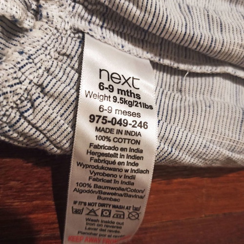 Baby set 2 summer dresses Next for 6-9 months like new