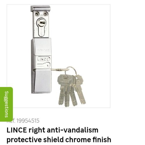 Protector anti vandalism Lince used, lock protection