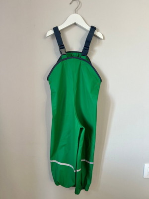 Playshoes waterproof playsuit like new, green, 3-4 years, 104 cm