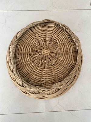 Vintage wicker bread basket