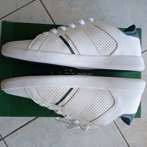 Lacoste men's white sport shoes size 44 new