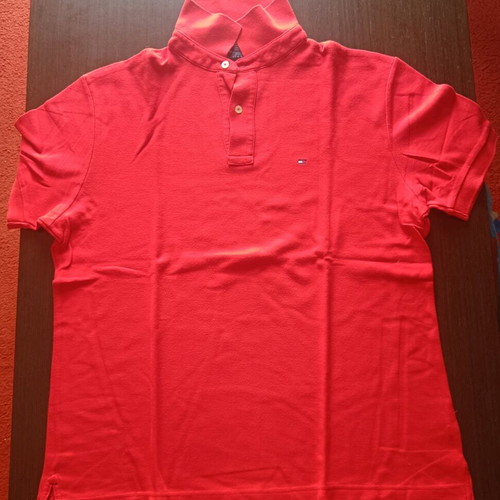 Tommy Hilfiger polo Large red like new
