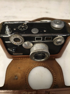 Argus C3 "The Brick" 35mm rangefinder φωτογραφική μηχανή μεταχειρισμένη με δερμάτινη θήκη