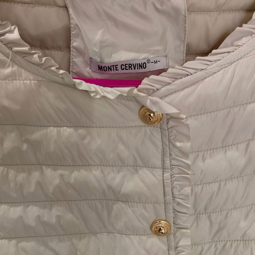 Spring jacket used, size M, white-beige