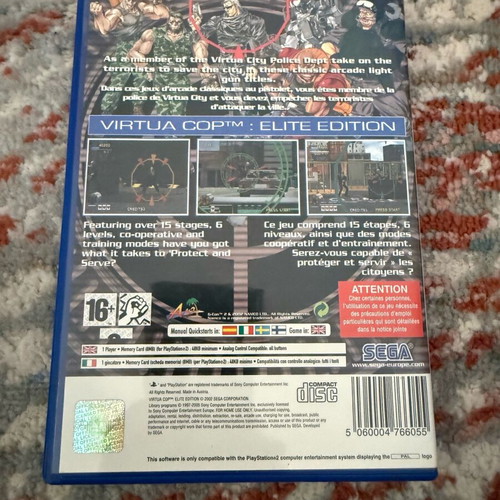 Virtua Cop PlayStation 2 used in good condition