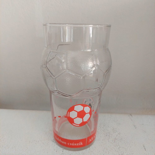 Arany Aszok Collectible Beer Glass like new, football design