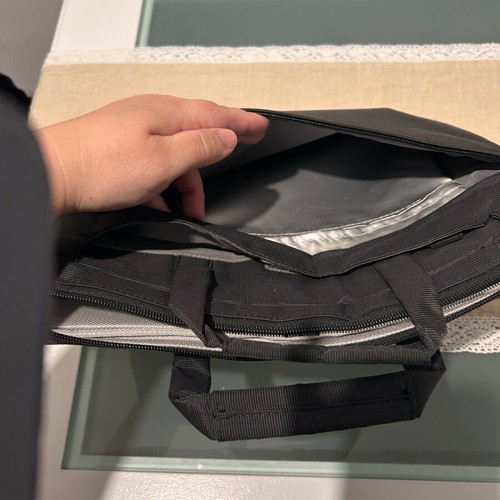 Tucano Work Out laptop shoulder/hand bag 13” - 14” like new, black and grey