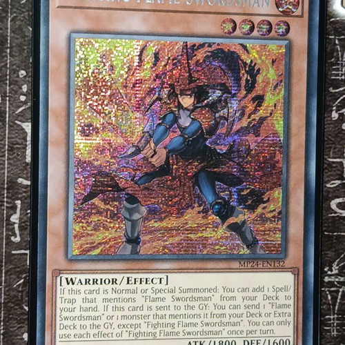Fighting Flame Swordsman Yu-Gi-Oh! card
