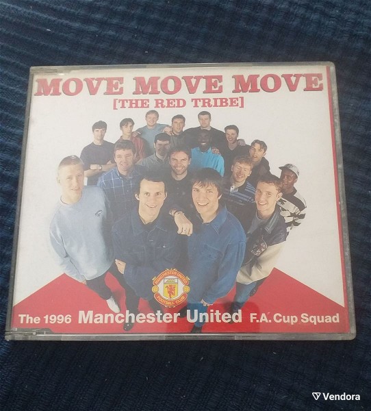  CD SINGLE MANCHESTER UNITED - MOVE MOVE MOVE (The red tribe) 1996