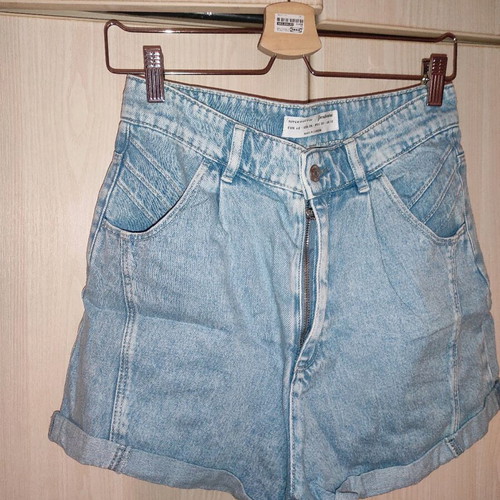 High-waisted shorts used, size 40