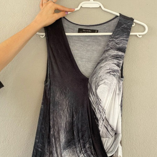 Religion Mini Dress like new, black and white, size S