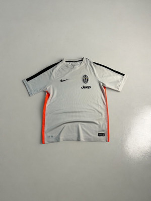 Nike Juventus FC Vintage Y2K 2014-2015 Training T-shirt white orange size M like new