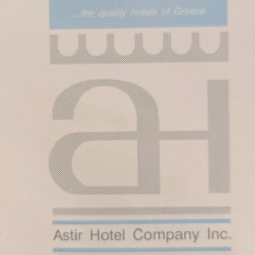 Astir Hotel vintage notepad like new