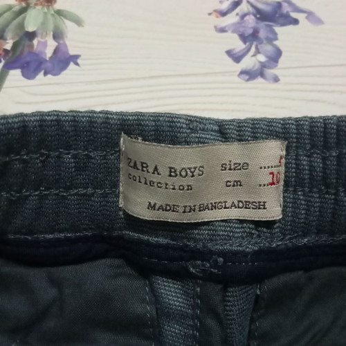 Zara Boys Pants like new, size 104 cm, blue and gray