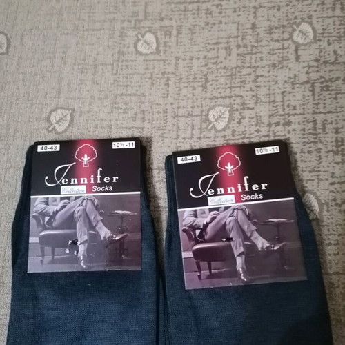 Cotton socks new, pack of 2 pairs size 40-43