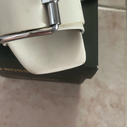 Gino Rossi leather slippers used, size 36, white
