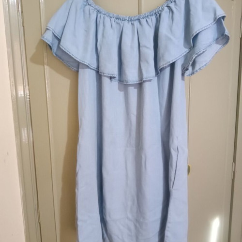 Denim dress Medium Zara with pockets, like new