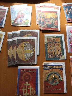 Easter greeting cards with Christ new, pack of 27 pieces