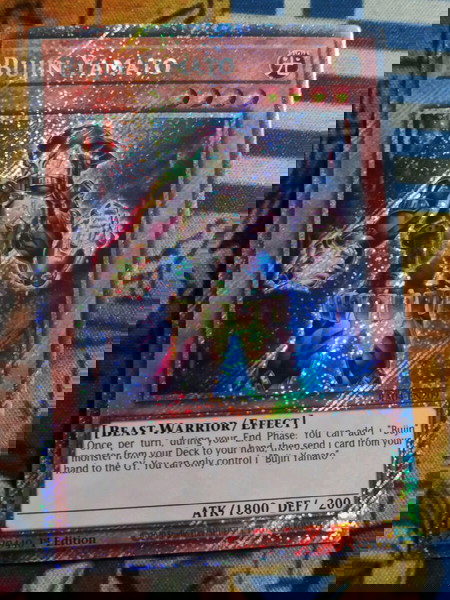1) Bujin Yamato (Platinum Secret Rare, Yugioh)