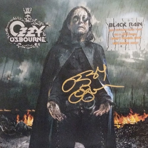 Ozzy Osbourne Black Rain 2LP 2022 like new, signed