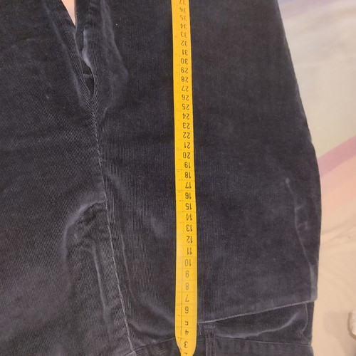 Talbots blue corduroy velvet pants used, size S