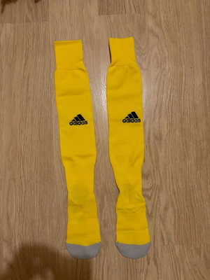 Adidas football socks new, yellow, size 41-43