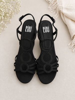 Bibi Lou black platform sandals size 41 like new