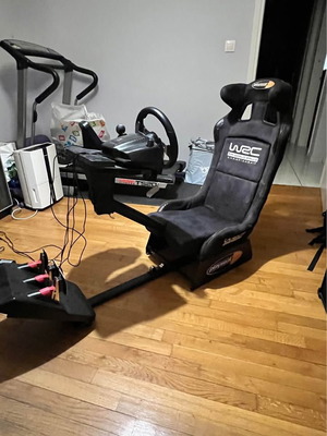 Σετ Sim Racing Κάθισμα Playseat WRC και Τιμονιέρα Logitech G27 μεταχειρισμένο