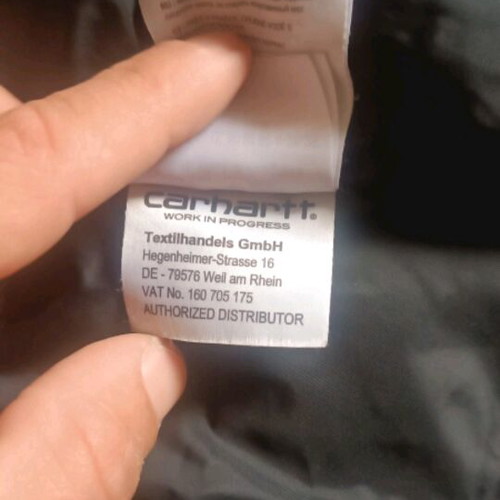 Carhartt down jacket like new size M black