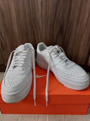 Nike Court Vision Alta women's shoes white size 40