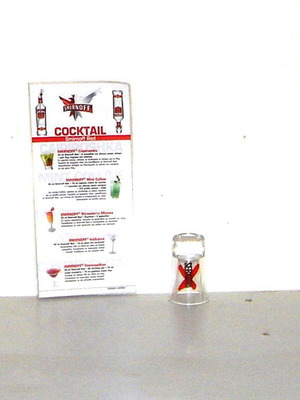 Serkova vodka collectible glass with authentic cocktail recipe book
