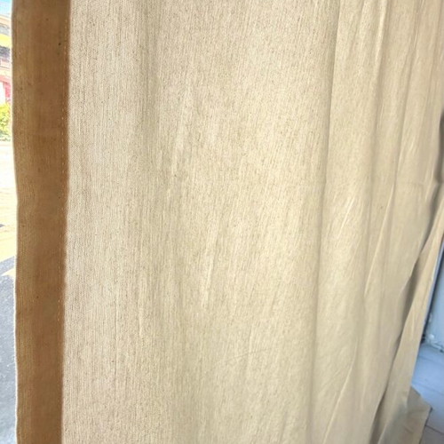 Beige canvas curtain 2.60x2.40m, new