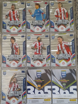 FIFA 365 2025-2026 Adrenalyn XL limited edition Olympiakos cards pack 10-11