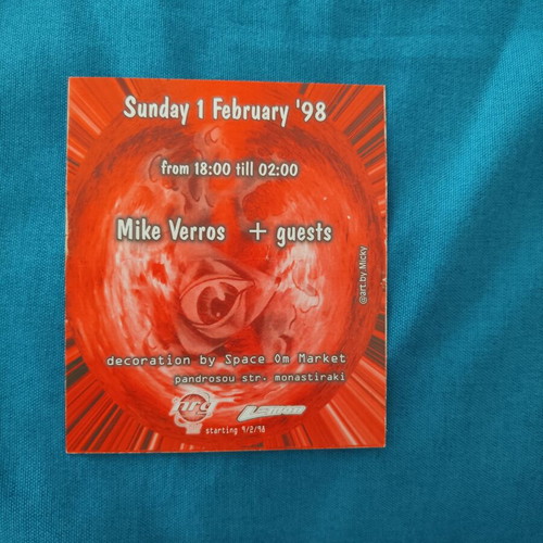Vintage Rave Flyer Brainstorm Trancemedia 1998 Lobby Club like new