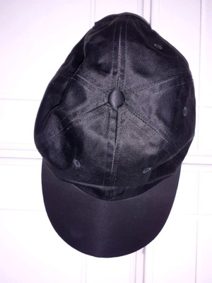 Jockey cap like new, black satin