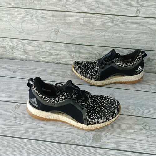Adidas Pure Boost X sneakers used, size 37.5, black and gray