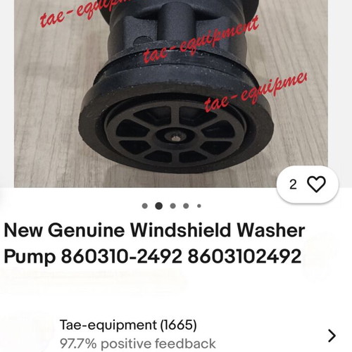 Car Windshield Motor Pump 12V like new