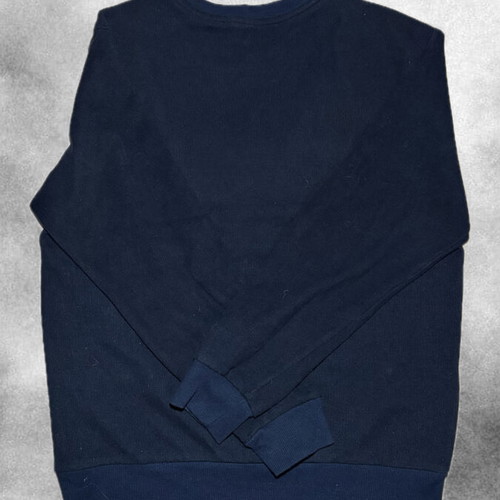 Phillip Plein Navy sweatshirt with embossed logo used