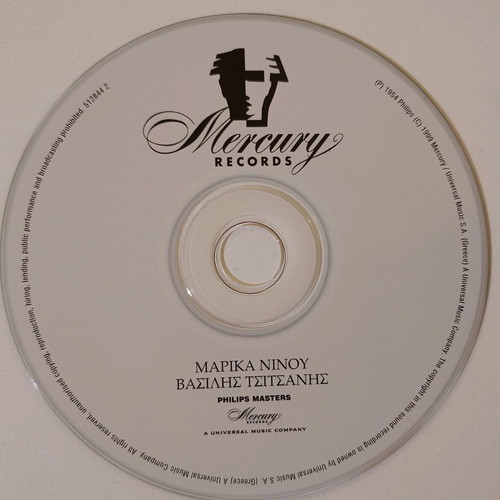 Marika Ninou - Vasilis Tsitsanis CD used, Mercury