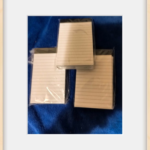 Small notepad pack of 3 with 5 pieces each, new