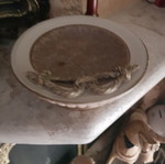 Ceramic ashtray used