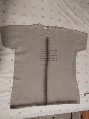 Free Man short-sleeve t-shirt like new, graphic print, burnout effect