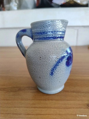 Handmade handpainted carafe like new, 250 ml